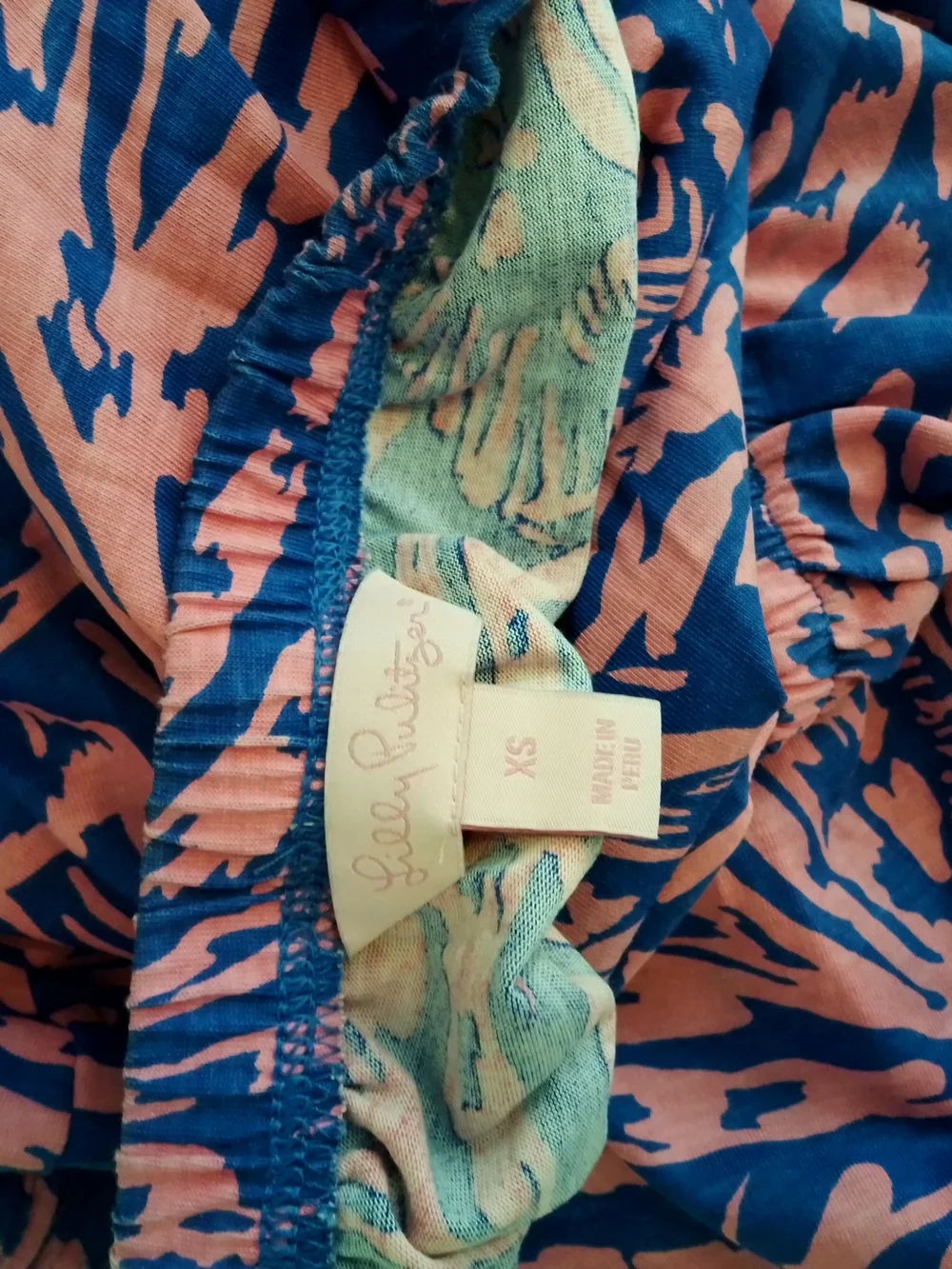 Lilly Pulitzer Strapless Floral Dress - Pink & Blue - Picture 6 of 6
